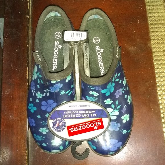 Sloggers Shoes - Sloggers rain farm garden waterproof shoe blue